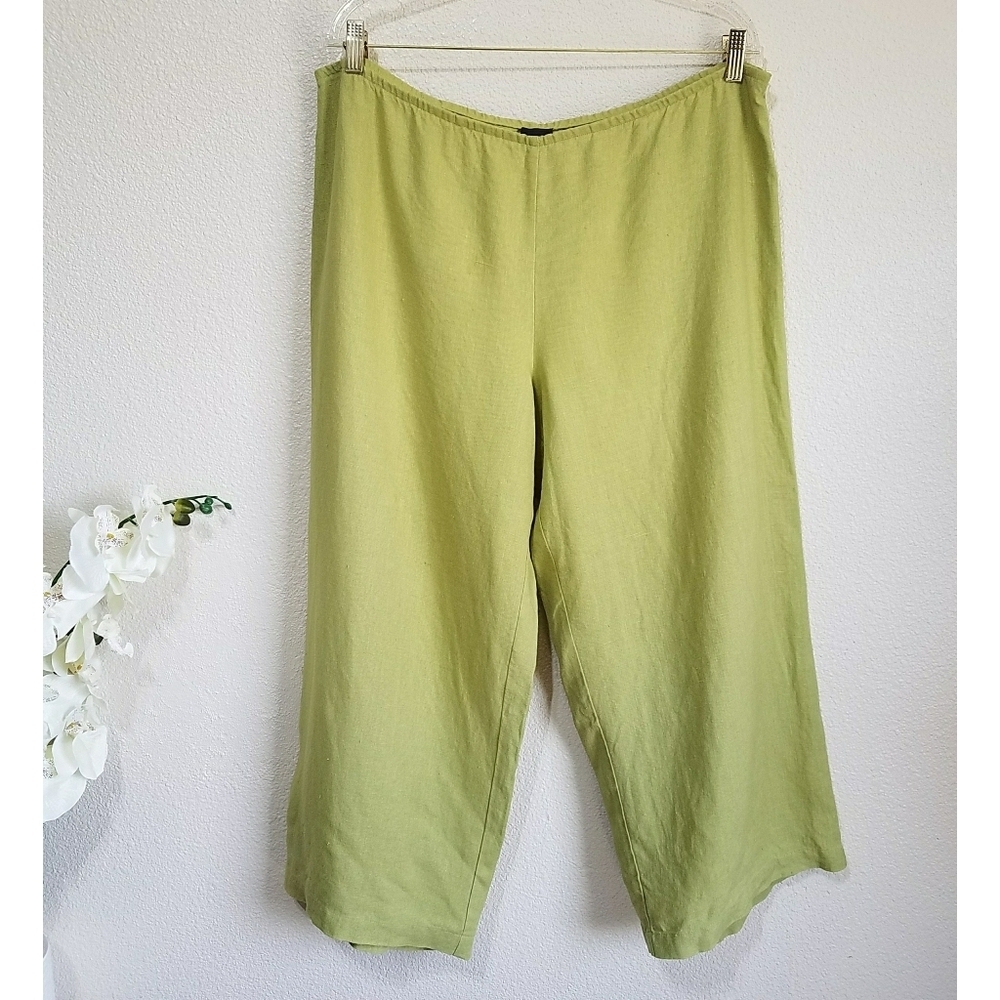 Eileen Fisher Linen Cropped Pants
